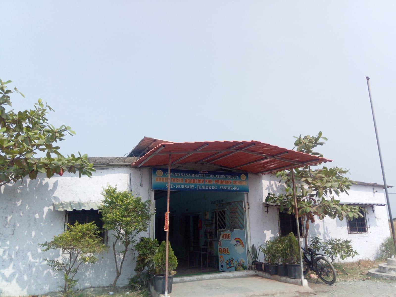 Angel Faces Academy Pre-Primary School entrance in Mhatre Wadi, Naigaon East